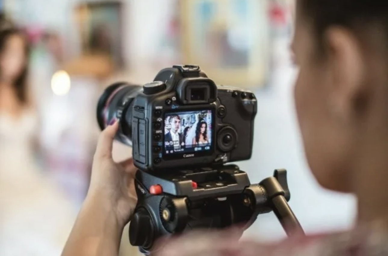 Professional photo and video studio session